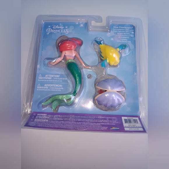 Swimways Disney Princess Ariel Dive Characters Set of 3 NWOT - Picture 2 of 6